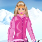 Vestido de snowboard da Barbie