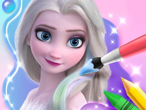 Image Coloring Book For Elsa