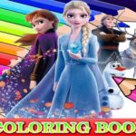 Buku Mewarnai untuk Frozen Elsa