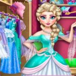 Jeux d'habillage de la princesse Elsa de Disney La Reine des Neiges