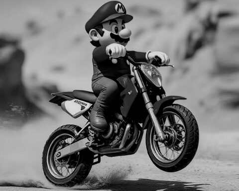 Mario Wheelie